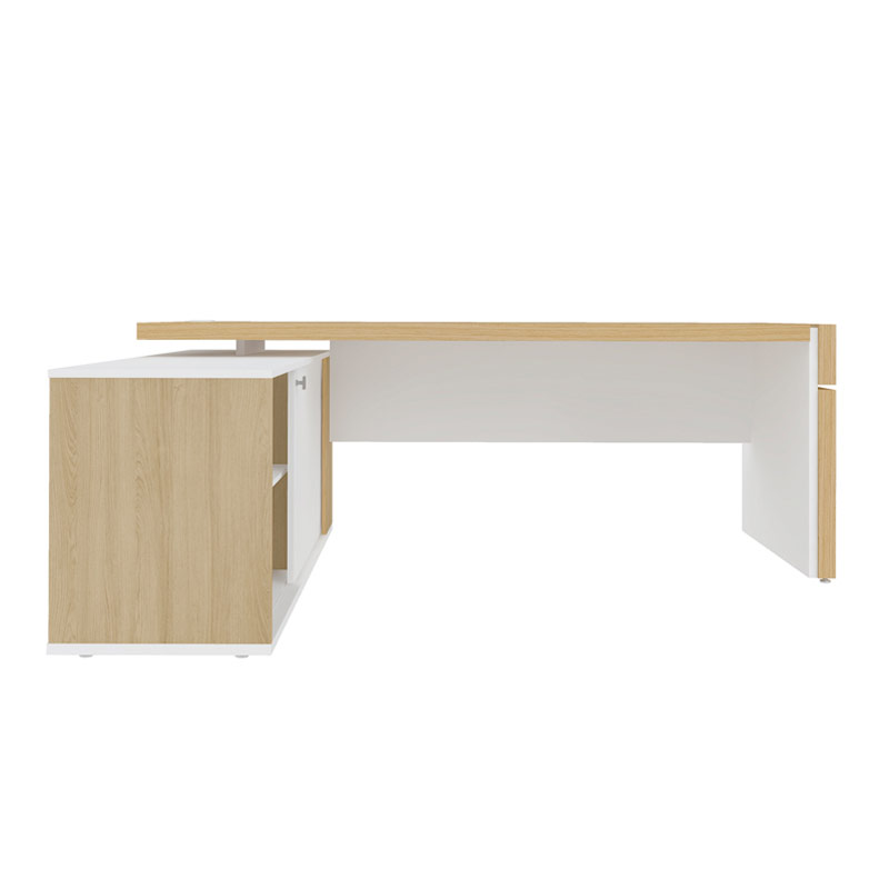  Nova Friburgo Workstation Connect III (LD-LE) - Light Oak/ White