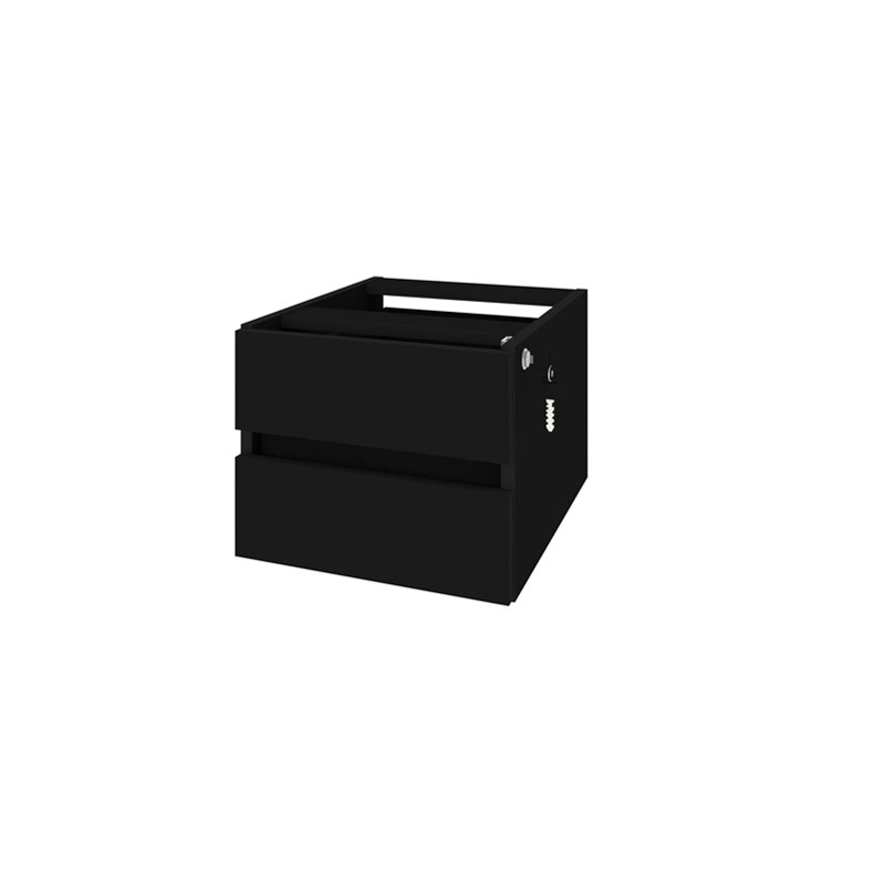  Teresopolis 2 Drawers Module - Black