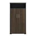  Alvorada High Cabinet With Niche - Charuto/ Black