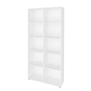  Itaborao Bookcase, White, 80x187 cm