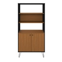  Viamao Bookcase - Freijo/ Black