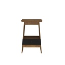 Betim End Table - Pine/ Black