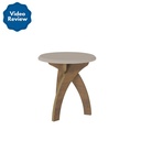 Anapolis End Table - Off White/ Pine  