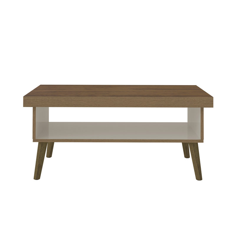 Macapa Coffee Table - Pine/ Off White