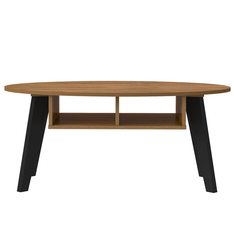 Juiz de Fora Coffee Table - Pine/ Black