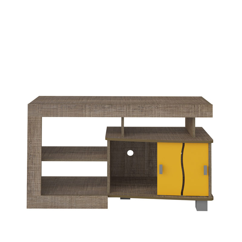 Manaus Tv Stand - Cinnamon-Cinnamon/ Yellow