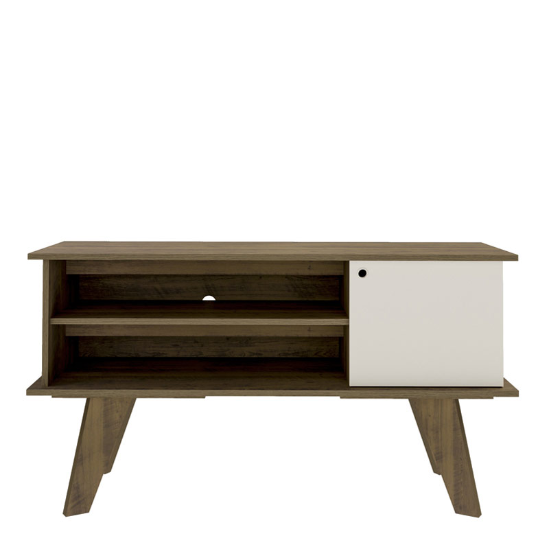 Curitiba Tv Stand - Pine/ Off White