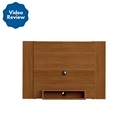 Maceio Tv Wall Panel - Cedar-Cedar/ Off White