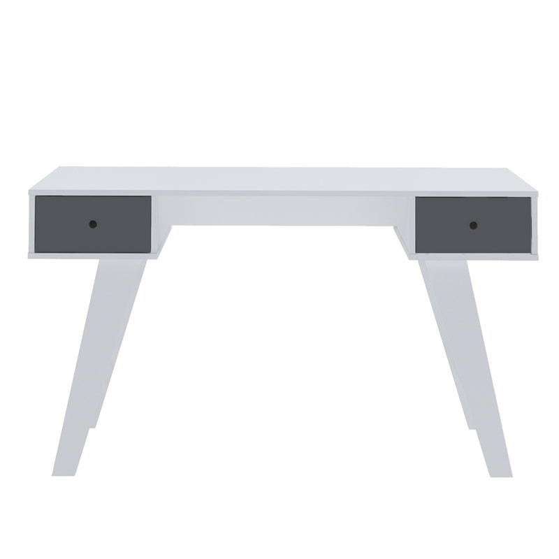 Petropolis Desk - White/ Graphite