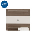 Toledo Tv Wall Panel - Walnut/ Off White