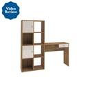 Pelotas Desk - Pine/ Off White