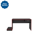 Limeira Desk - Black/ Red