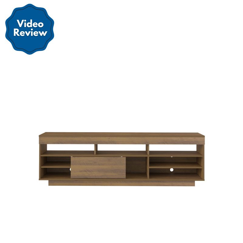 Belem Tv Stand - Pine-Pine/ Off White