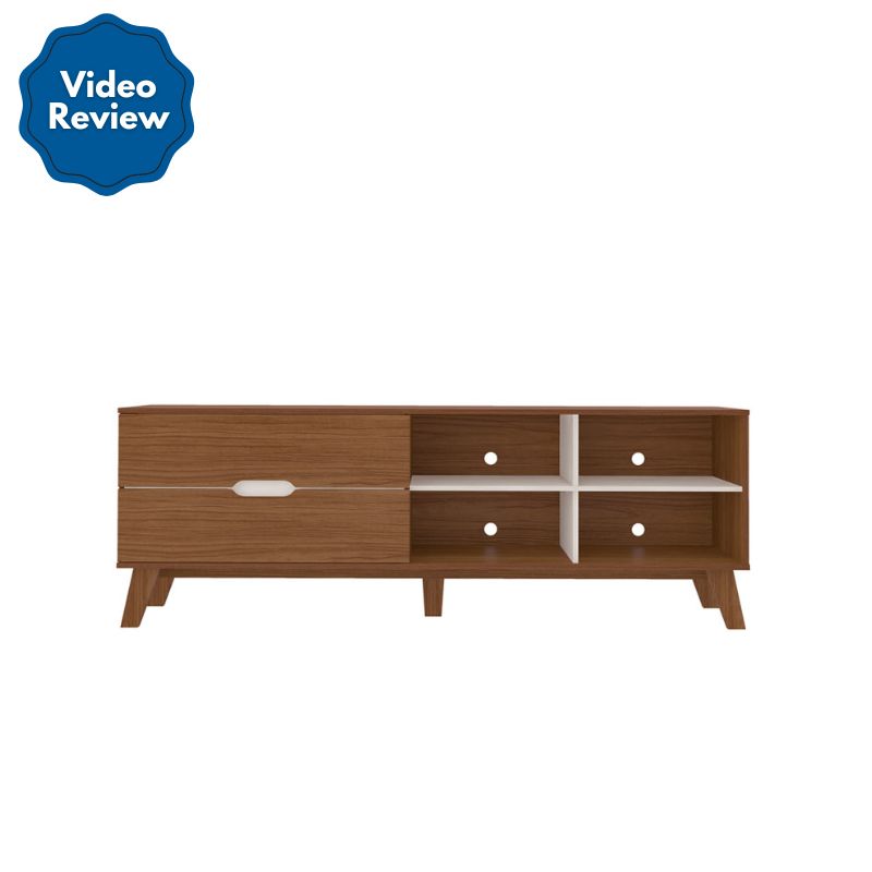 Recife Tv Stand - Cedro/ Off White