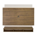 Rio Branco Tv Wall Panel - Pine/ Off White