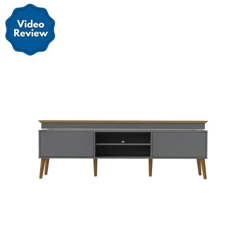 Teresina Tv Stand - Oak/ Graphite