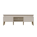 Teresina Tv Stand - Pine/ Off White