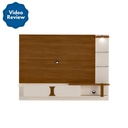 Amazonia Legal Tv Wall Panel - Cedar/Off White