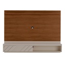 Boa Vista Tv Wall Panel - Off White/ Cedar