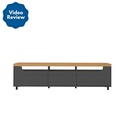 Porto Alegre Tv Stand - Oak/ Graphite