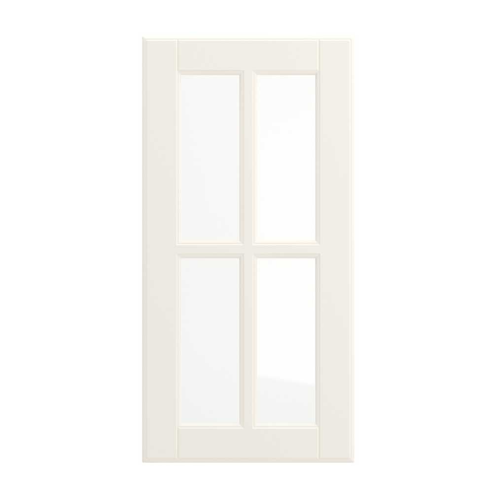BODBYN Glass Door, Off-White, 30X60 cm