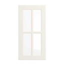 BODBYN Glass Door, Off-White, 30X60 cm