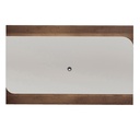 Fortaleza Tv Wall Panel - Pine/ Off White