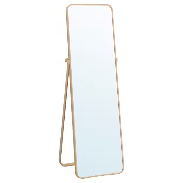 IKEA Ikornnes Standing Mirror, Ash