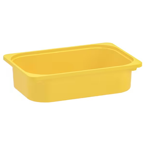 IKEA TROFAST Storage Box, Yellow, 42X30X10 cm