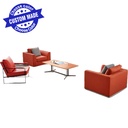 YASMINE 1 seat fabric Sofa