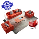 YASMINE 3 seat fabric Sofa