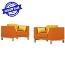 FAUSTO 2 seat fabric Sofa