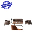 MILANA 3 seat Vegan Leather Sofa