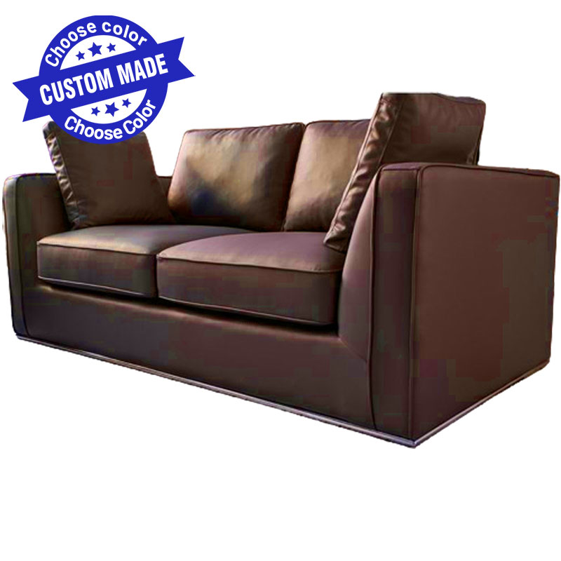 YASMINE 2 seat Vegan Leather Sofa