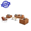 YASMINE 3 seat Vegan Leather Sofa