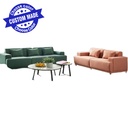 YESENIA 2 seat Vegan Leather Sofa