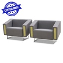 BERNARD 1 seat Vegan Leather Sofa