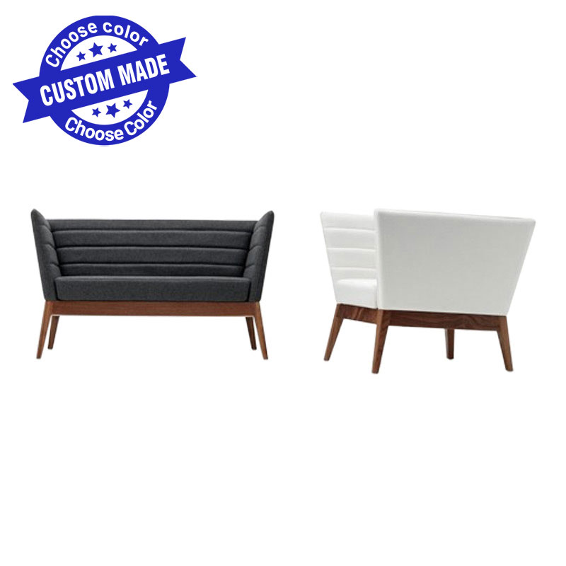 EFRAIN 3 seat Vegan Leather Sofa