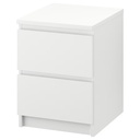 Ikea Malm Chest of 2 drawer,bedside table, White