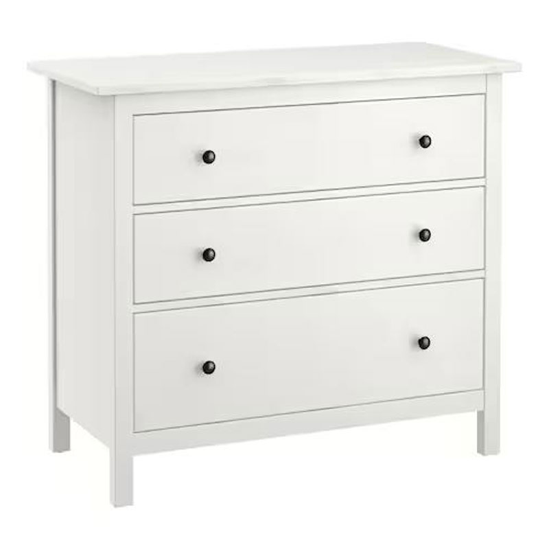 IKEA HEMNES Chest of 3 Drawers, White Stain