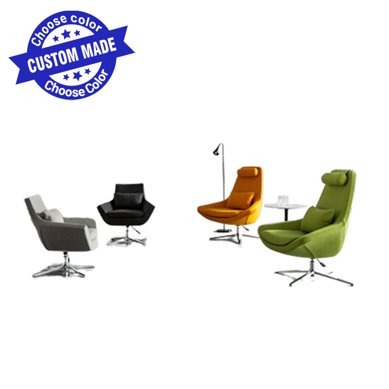 EDISON small banana chair conventional Vegan Leather Armchair