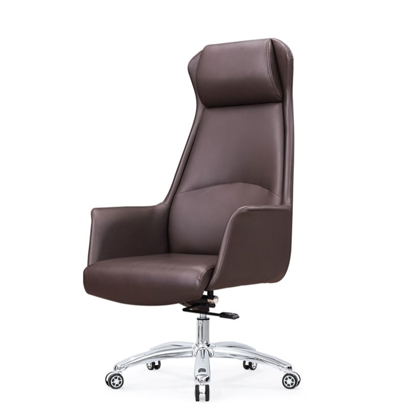 Ama  leather pu swivel ergonomic office chair High back