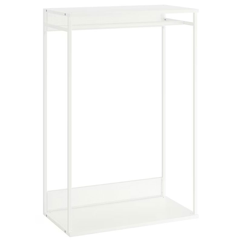 IKEA PLATSA Open Clothes Hanging Unit, White, 80x40x120 cm