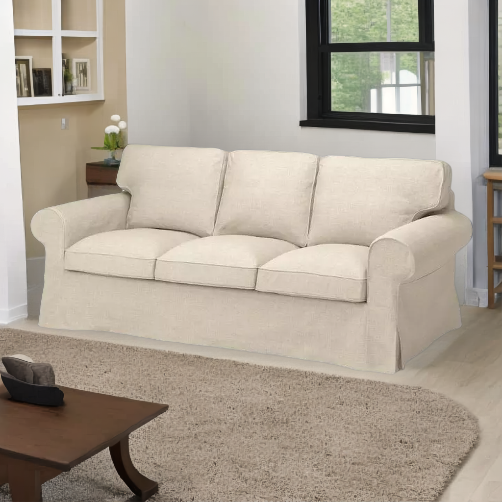 IKEA EKTORP 3-seat sofa Kilanda light beige