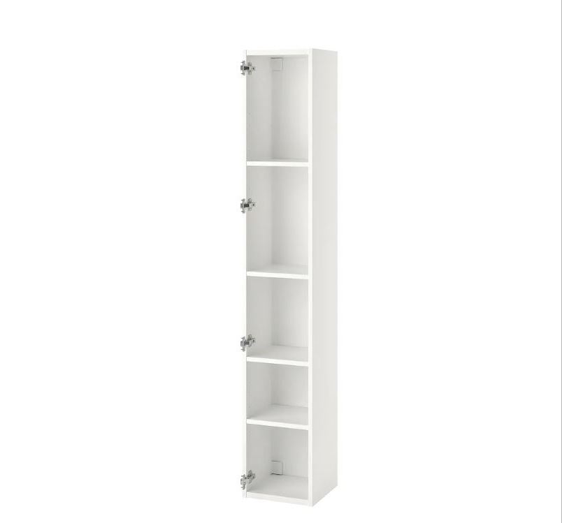 IKEA ENHET High cb w 4 Shelves, White, 30x30x180cm