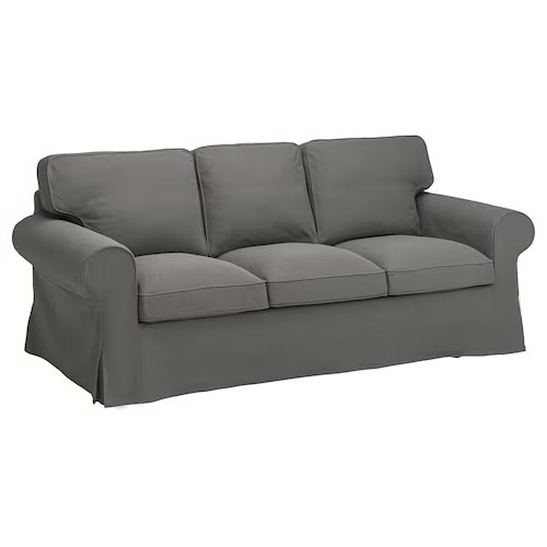 IKEA EKTORP 3-Seat Sofa Hakebo Dark Grey