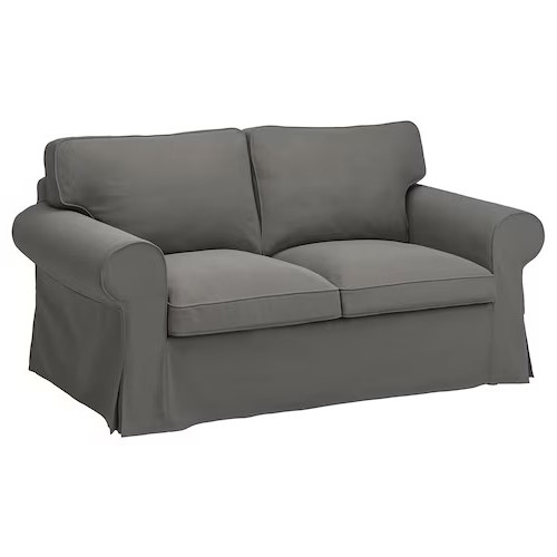 IKEA EKTORP 2-seat sofa Hakebo dark grey