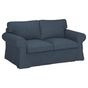 IKEA EKTORP 2-seat sofa Kilanda dark blue