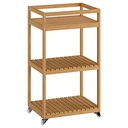 IKEA RÅGRUND Trolley, Bamboo, 42x33x76 cm