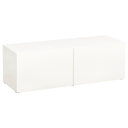 IKEA BESTA shelf unit with doors white/Lappviken white 120x42x38 cm